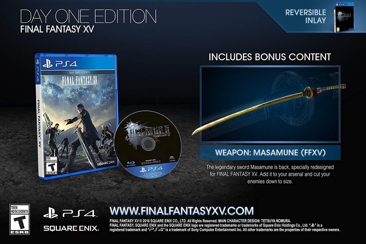 FF 15 ] Final Fantasy XV *DAY ONE EDITION* (PS4) New | eBay