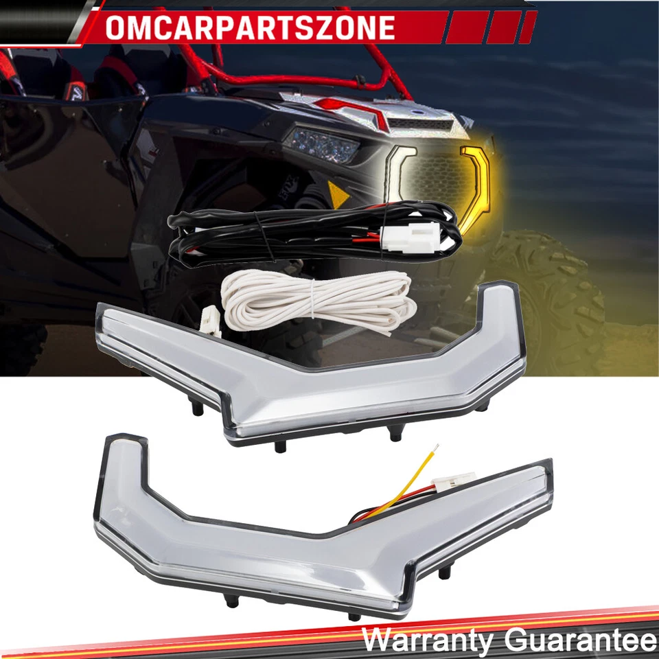 Luces de acento de colmillo de señal de giro UTV para Polaris RZR XP 4 1000/S 4 900 2014-2018 Foto 2 de 4