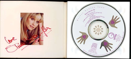 Olivia Newton John JSA Coa Signed Full Name Reach Out For Me CD Autograph