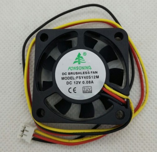 Geräuschloser Lüfter FSY40S12M 12V 0,08A 40*40*10mm - 第 1/1 張圖片