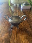 SILVERPLATED SUGAR AND CREAMER & BUTTER DISH Set No Makers Mark — photo 8