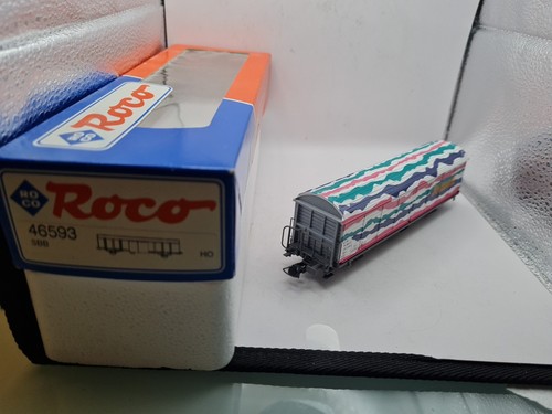 Roco Spur HO #46593 Schiebewandwagen SBB CFF Jelmoli guter Zustand AC OVP  | Zustand: Gebraucht