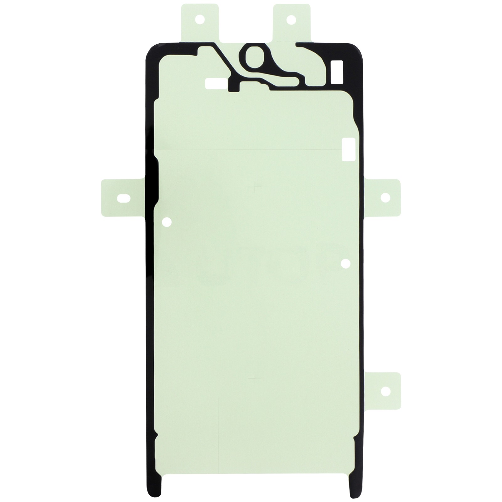 Adhésif écran Galaxy S24 Clappio vert avec joint d'étanchéité