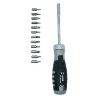 WGB Ratschen-Schraubendreher Set 13-Tlg Mit 12 Bits Chrom-Vanadium-Stahl