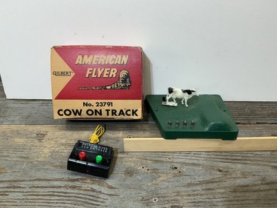 AC Gilbert American Flyer 23791 American Flyer Cow on Track with original box