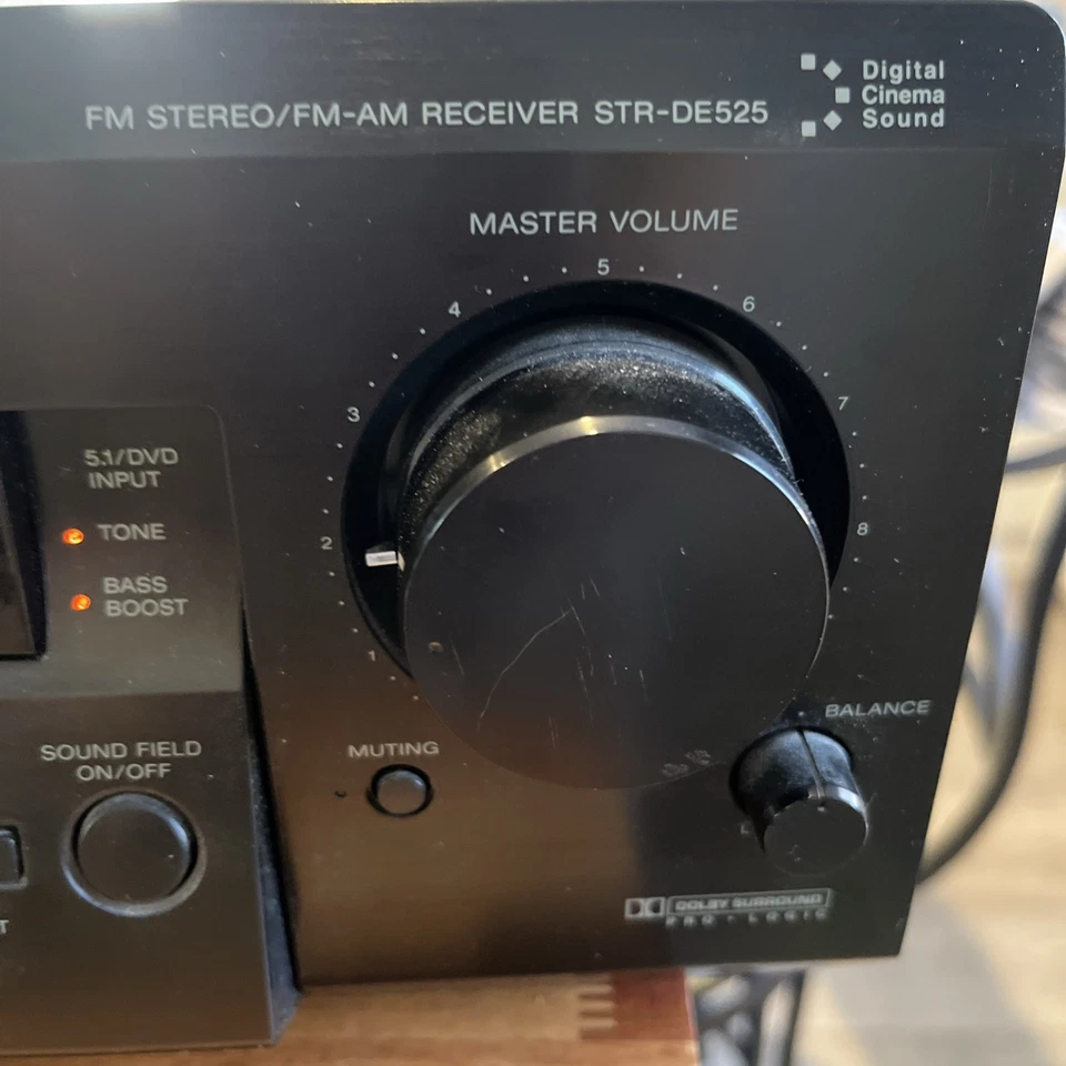 Sony STR-DE525 5.1 Home Theater Receiver Dolby Surround - Tested Working! - Image 4 of 4