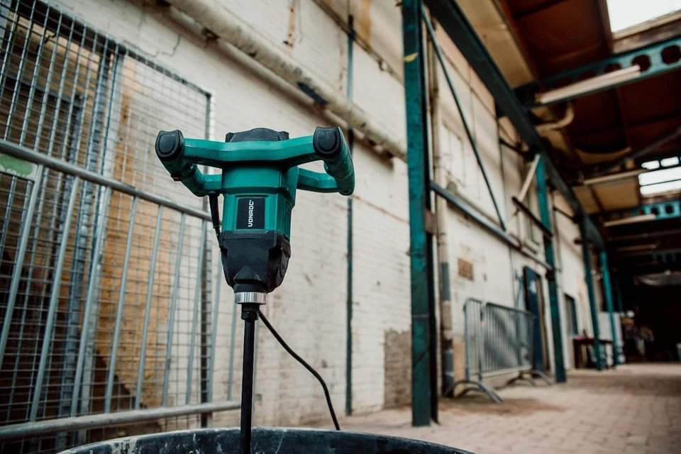 Miscelatore Cemento E Malta 1200W. Include Frusta Da 120X600Mm. Velocità Variabi - Immagine 3 di 4