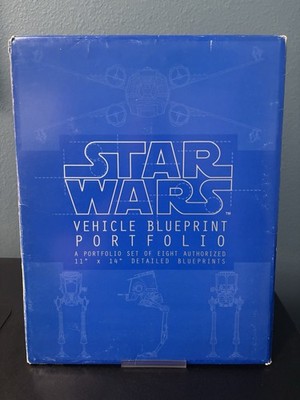 1994 Star Wars Vehicle Blueprint Portfolio Set of 8 Blueprints 11