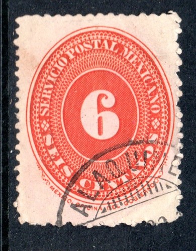 MEXICO, 6 CTS. MATASELLOS DE ALAQUINES, RRR ( JUL - 112 )