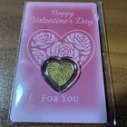“Sealed 1/1000 oz Pure Gold Valentine’s Heart - Limited 10,000 Mintage COA