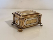 Arts and Crafts - Otto L. Heintz - Boîte à timbres - Argent sur bronze - 1911