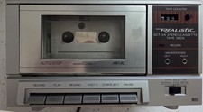 Vintage Realistic SCT-34 Stereo Cassette Tape Deck New Belts Sounds Great