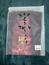 Maglia retrò grande SIGILLATA NUOVA AUTENTICA Barcelona Cactus Jack Travis Scott NUOVA