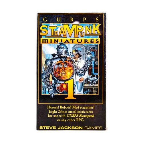SJG Mini Steampunk Miniatures VG+/EX