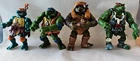 VINTAGE TMNT CAVE TURTLES SET OF ALL 4 RAPH, MIKE, DON  AND LEO