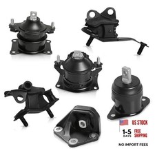 Set of 6 Trans Mount Engine Motors - Compatible with Honda 2003 2004 2005