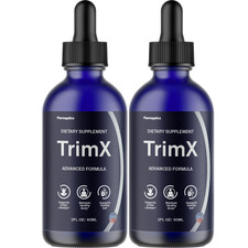TrimX Gut Health Support Drops, 2 Bottles Genuine Fat Loss Supplement