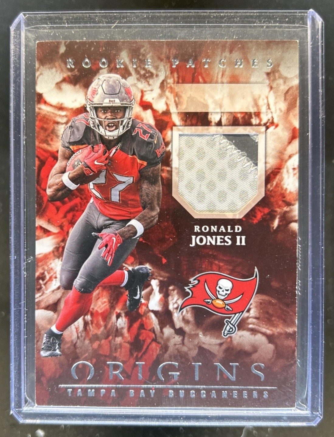 Ronald Jones II Panini Origins Rookie Patches #RP11 Base