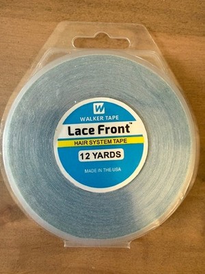 Walker Tape 3/4'' x 12 Yards Lace Front Support Tape Wig (Blue Liner) Double Side