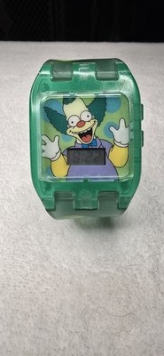 vintage the simpsons Kristy The Clown Wrist Watch Burger King 