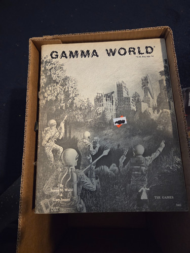 1st Edition Gamma World Rule Book, 2nd Printing TSR 1978
