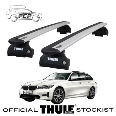 Thule WingBar Evo Silver Roof Bars Set to suit BMW 3 Series G21 Touring 19-25