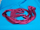 CIVIL WAR OFFICERS MAROON WOOL SASH