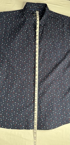 Camisa Apt 9 Para Hombre XL Abotonada Ajuste Desescolado Azul Rojo Blanco Estrellas Ajuste Estándar - Imagen 9 de 9