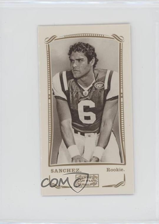 2009 Topps Mayo Mini Harvard 24/25 Mark Sanchez #178 Rookie RC 0v0