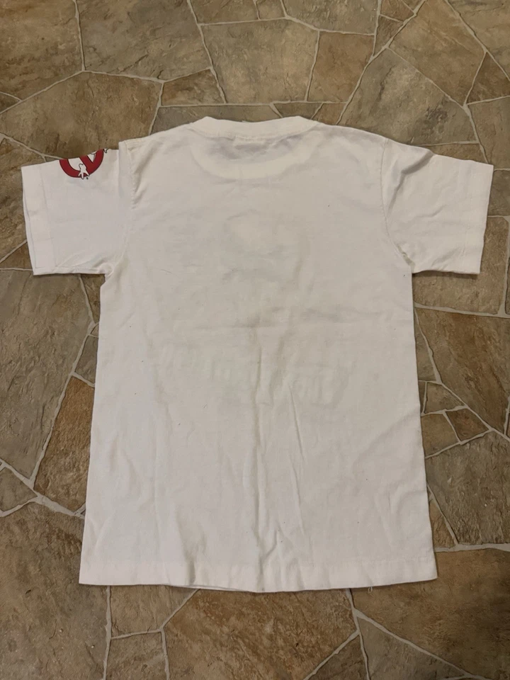 Camiseta RARA DE COLECCIÓN 1984 Cazafantasmas Promoción de Película Jóvenes Niños Talla Lg Hecha en EE. UU.🇺🇸 Foto 2 de 4