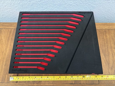 #ad snap on tools foam organizer FMWR05BR ratcheting wrench set metric new USA red $80.00
