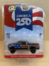 1:64 Greenlight *AMERICA 250* CHROME CHASE 2017 Dodge RAM 2500 Power Wagon NIP