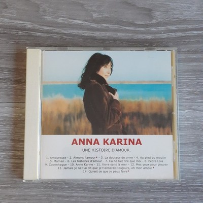 Anna Karina - Une Histoire D'Amour CD 2000 Barclay French Pop