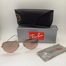 Ray Ban Aviator RB3025-001/3E Arista 62mm/Silver Pink Mirror Gradient Sunglass