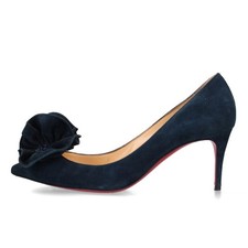 CHRISTIAN LOUBOUTIN ANEMOSEA Pumps Heel Sandal Dark Green Suede EU:35 Shoes