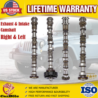Exhaust &Intake Camshafts Right+Left For V6 3.6L Jeep Dodge Durango Chrysler Ram