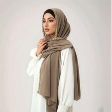 Dubai Women Hijab Scarves Muslim Long Headscarf Shawl Wrap Stoles Islamic Scarf