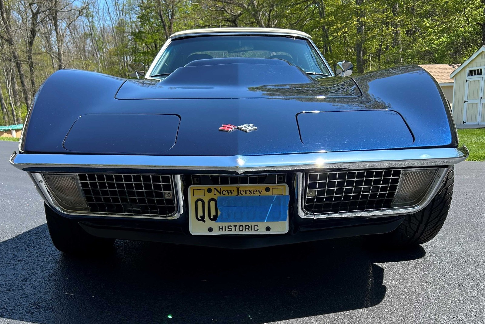 1970 Blue Chevrolet Corvette   | C3 Corvette Photo 2