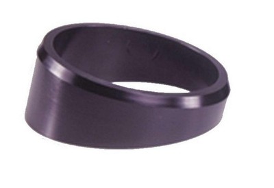 Auto Meter 2234 Gauge Mount Angle Rings 2-1/16'' Fixed 15deg Angle Black 3 Pieces