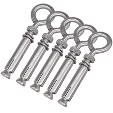5/16 X 4-3/ Expansion Concrete Wall Anchors Eyebolt Screw, Heavy Duty 304