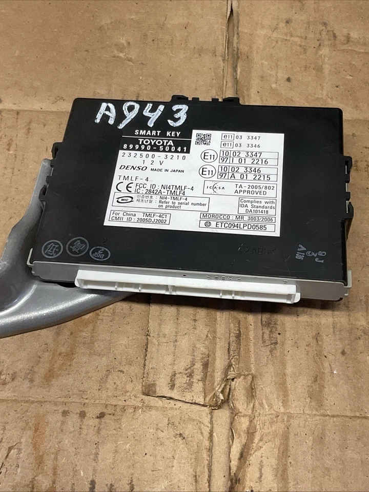 07-09 Lexus LS460 Smart Key Control Module Computer Assembly 89990-50041 - Image 3 of 4