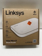 NEW/SEALED - Linksys Velop Micro 6 AX3000 Dual Band Micro 6 Mesh Router - White