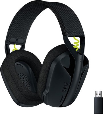 Logitech G435 LIGHTSPEED Wireless Gaming Headset Bluetooth PS4 PS5 Switch Schwar
