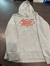 Kansas City Chiefs Super Bowl LVII Champions Hoodie Youth L 14/16, Nike, Gray