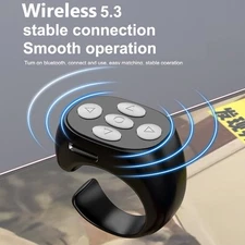 Wireless Page Turning Bluetooth-compatible Selfie Video Remote Control