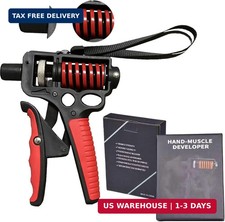 Grip Strength Trainer 11-360LBS - Ergonomic Forearm Strengthener for Fitness/Reh