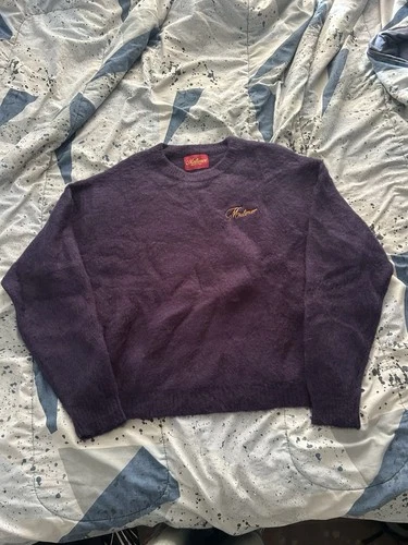 Mutimer Shaggy Mohair Knit Sweater Size L - product listing photo
