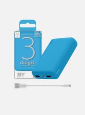 Juice 3 Charges Power Bank Portable Charger for Apple iPhone Samsung Huawei