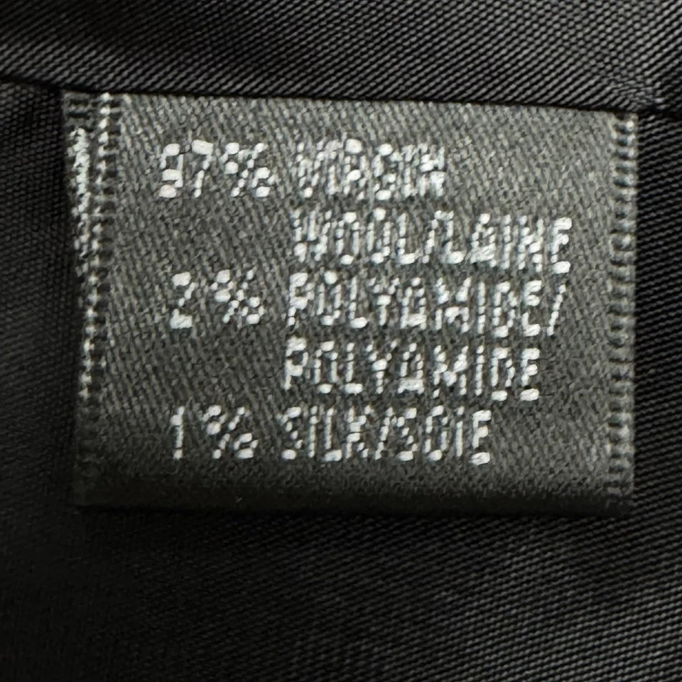 Lafayette 148 Jacket Blazer Womens 16 Wool Silk Blend Printed Black Luxury - Image 4 of 4