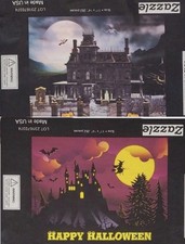 2 pack Halloween Night Haunted House 252 Pcs Jigsaw Puzzle Set Adult Kid Toys